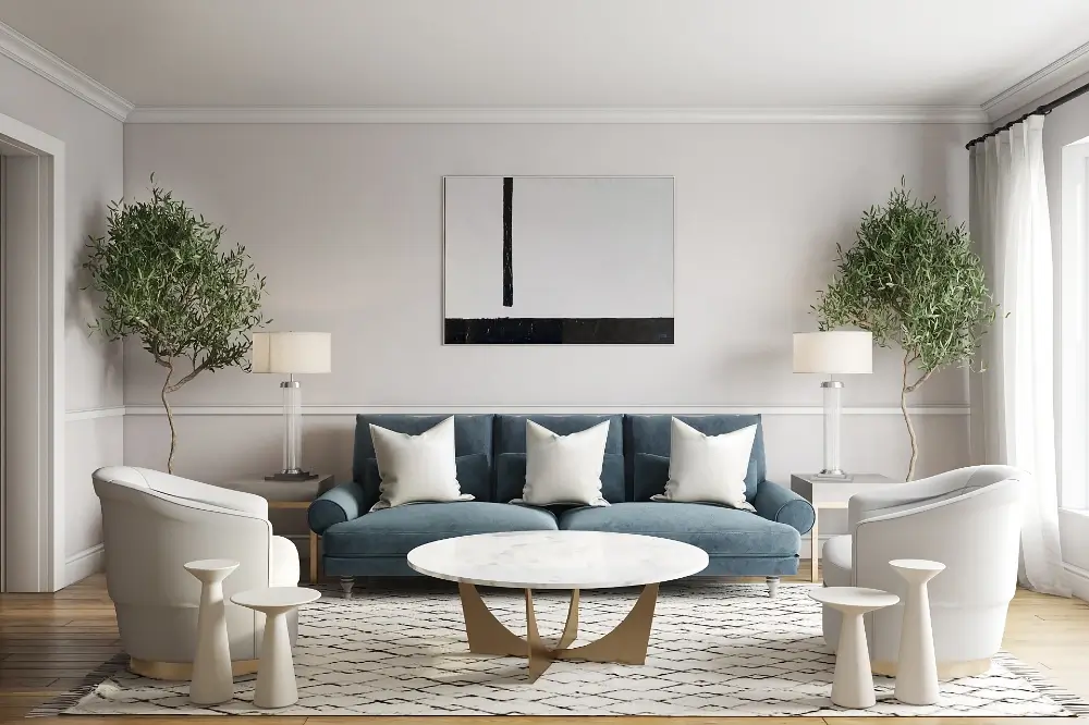 Serene modern living room