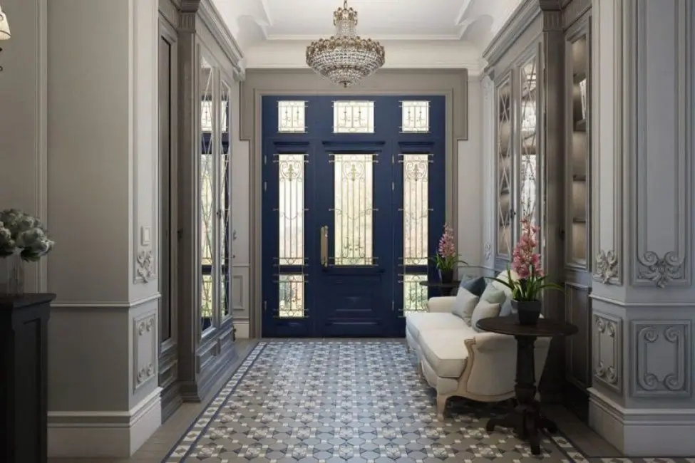Classic style hallway