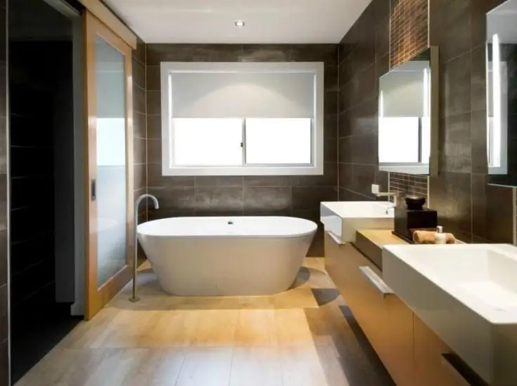 Modern bathroom details