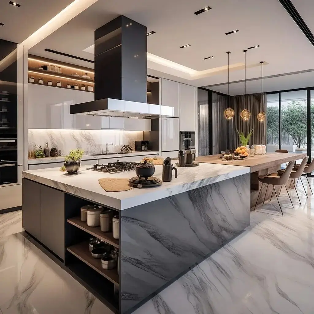 Modern kitchen.